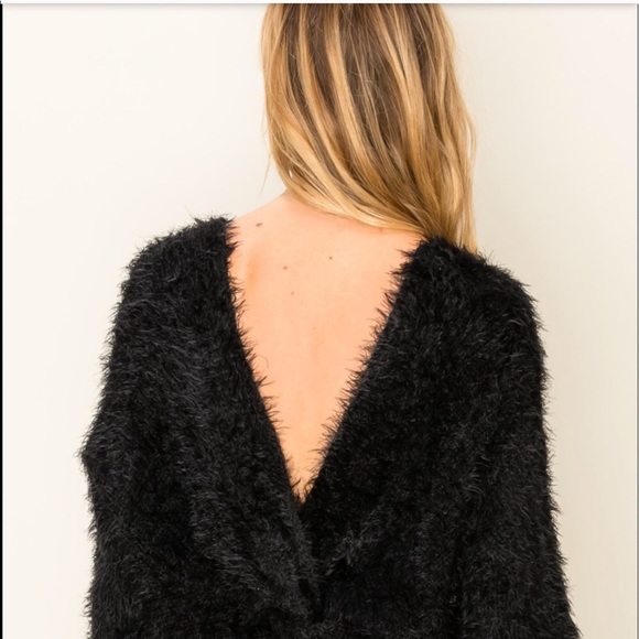 New! Stunning Knot fuzzy Liza sweater(super soft) - Picture 3 of 6